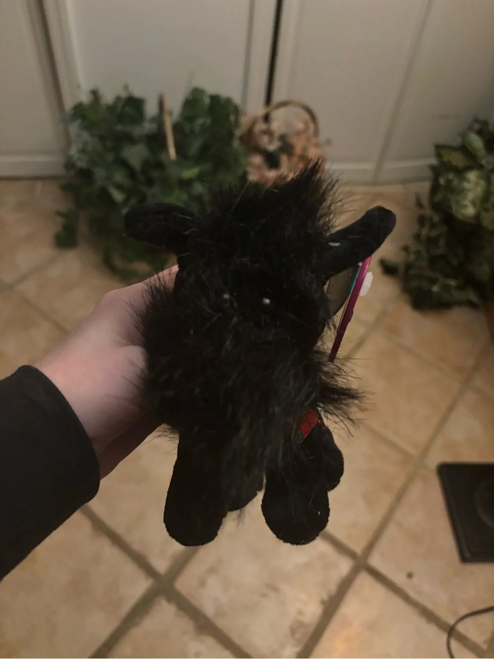 Plush Scottie Dog/December birthstone